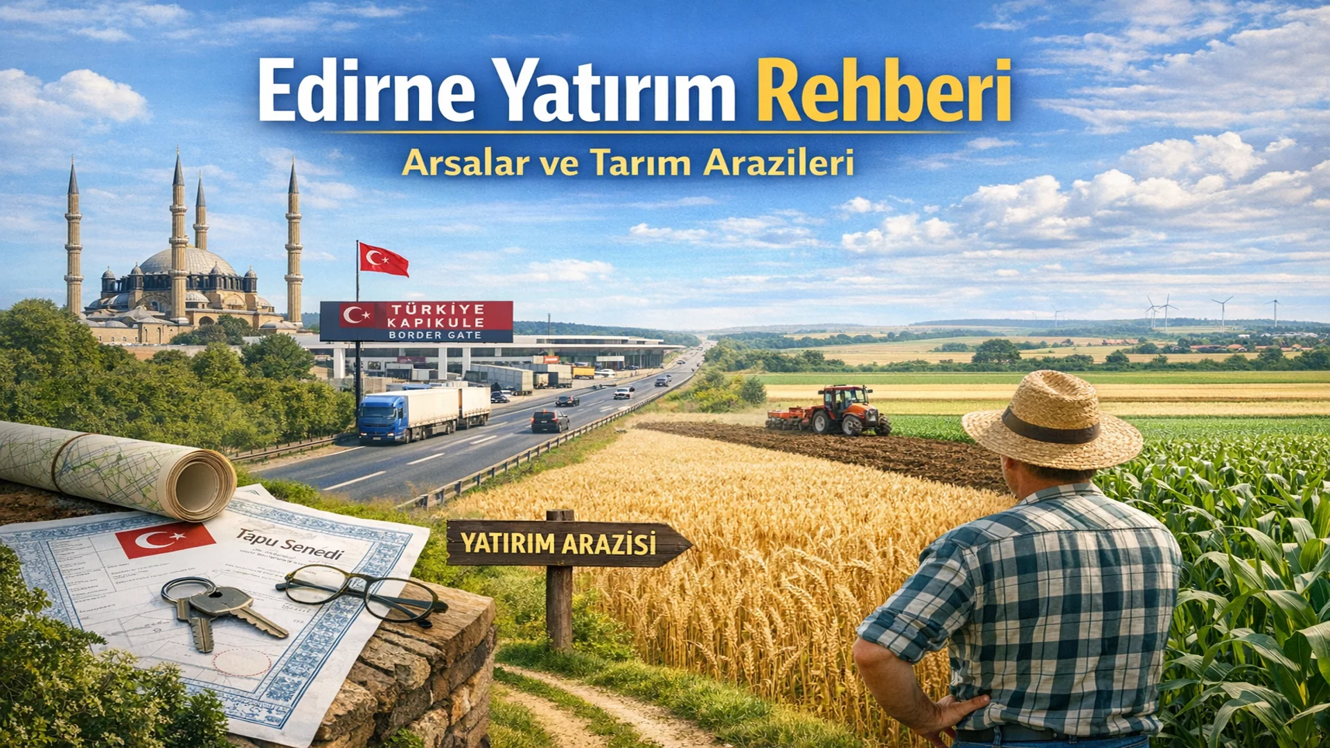 Edirne Yatırım Rehberi: Arsalar ve Tarım Arazileri