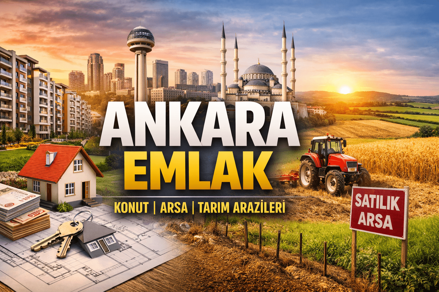 Ankara Emlak Piyasası: Konut Arsa ve Tarım Arazileri