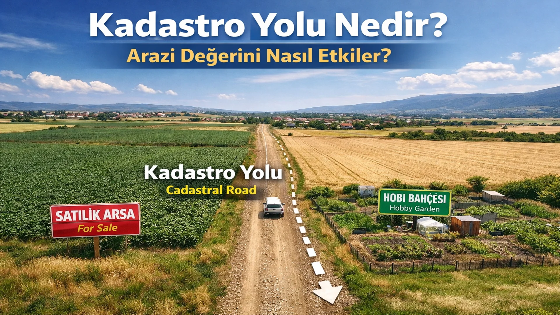 Kadastro Yolu Nedir? Arazi Değerini Nasıl Etkiler?