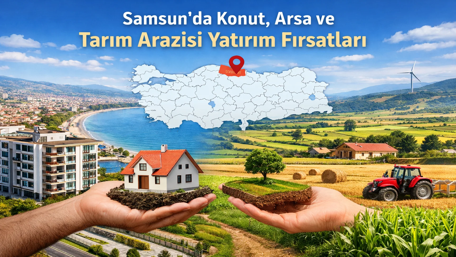 Samsun’da Konut Arsa ve Tarım Arazisi Yatırım Fırsatları