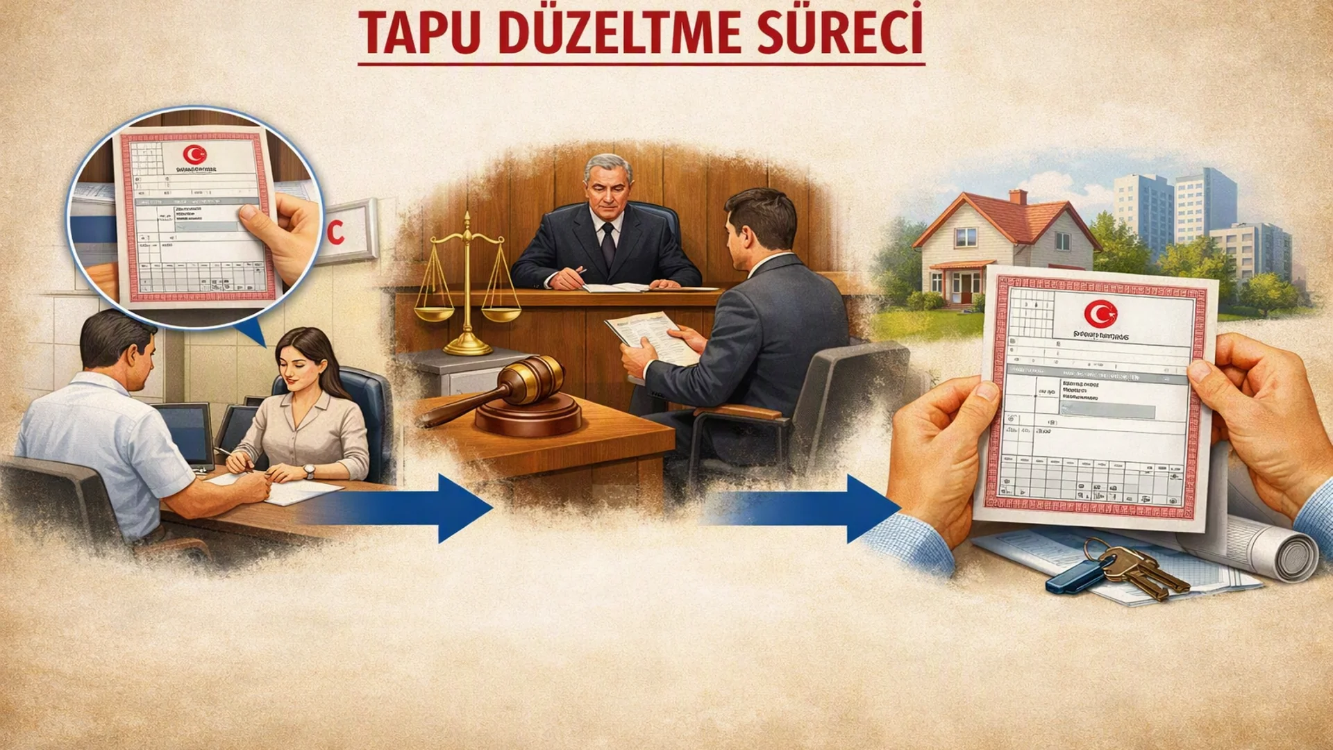 Tapu da Hatalı Bilgiler Nasıl Düzeltilir?