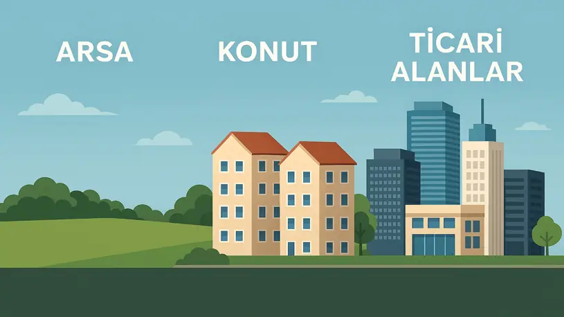 Gayrimenkul Piyasasının Temel Taşları: Arsa, Konut, Ticari Alanlar