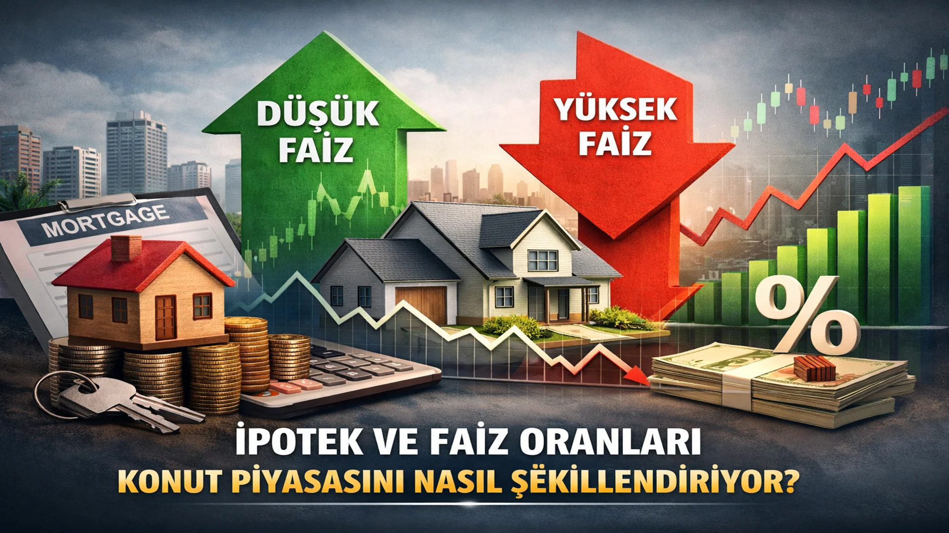 İpotek Faiz Oranları Konut Piyasasını Nasıl Şekillendiriyor?