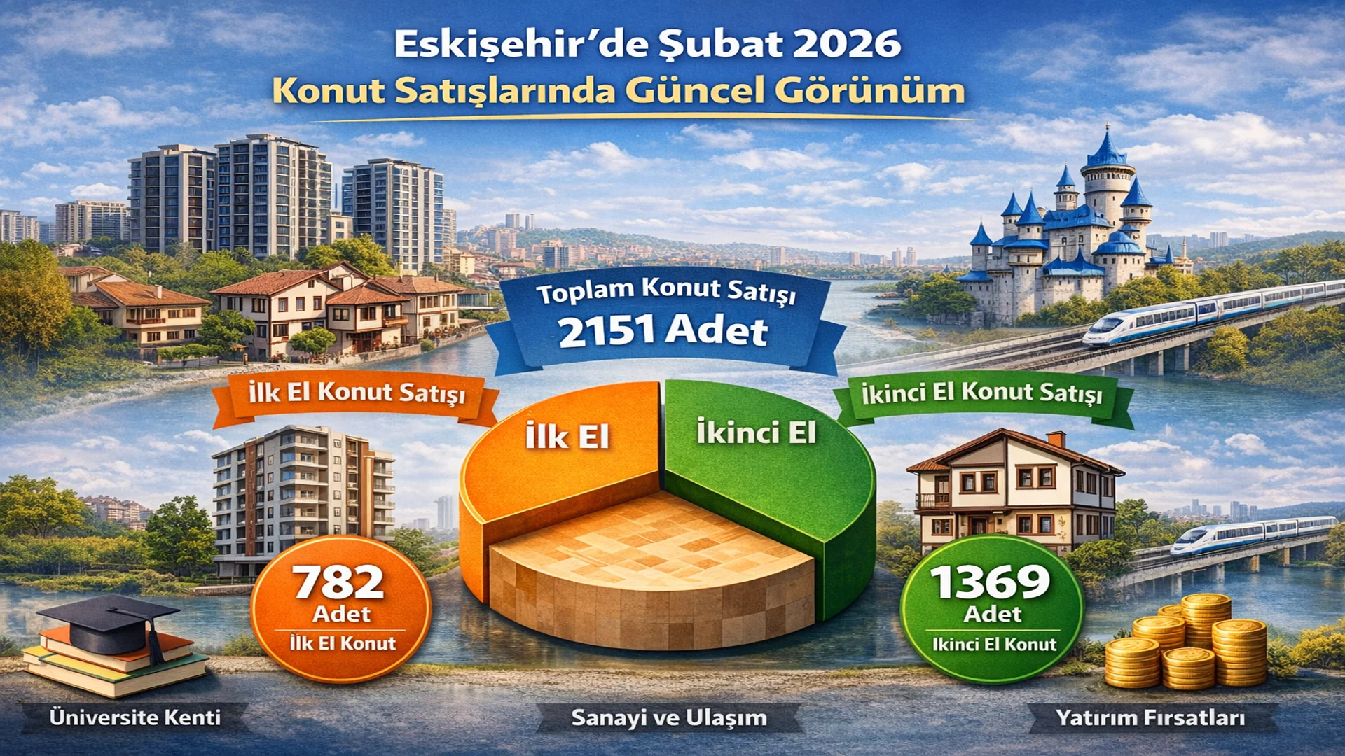 Eskişehir’de Şubat 2026 Konut Satışlarında Güncel Görünüm