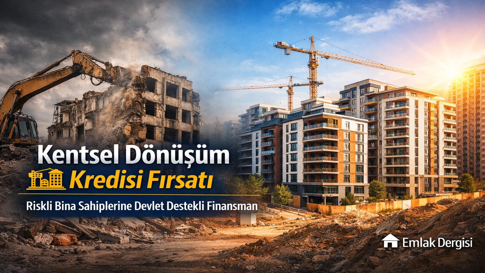 Kentsel Dönüşüm Kredisi Nasıl Alınır? Şartlar Açıklandı