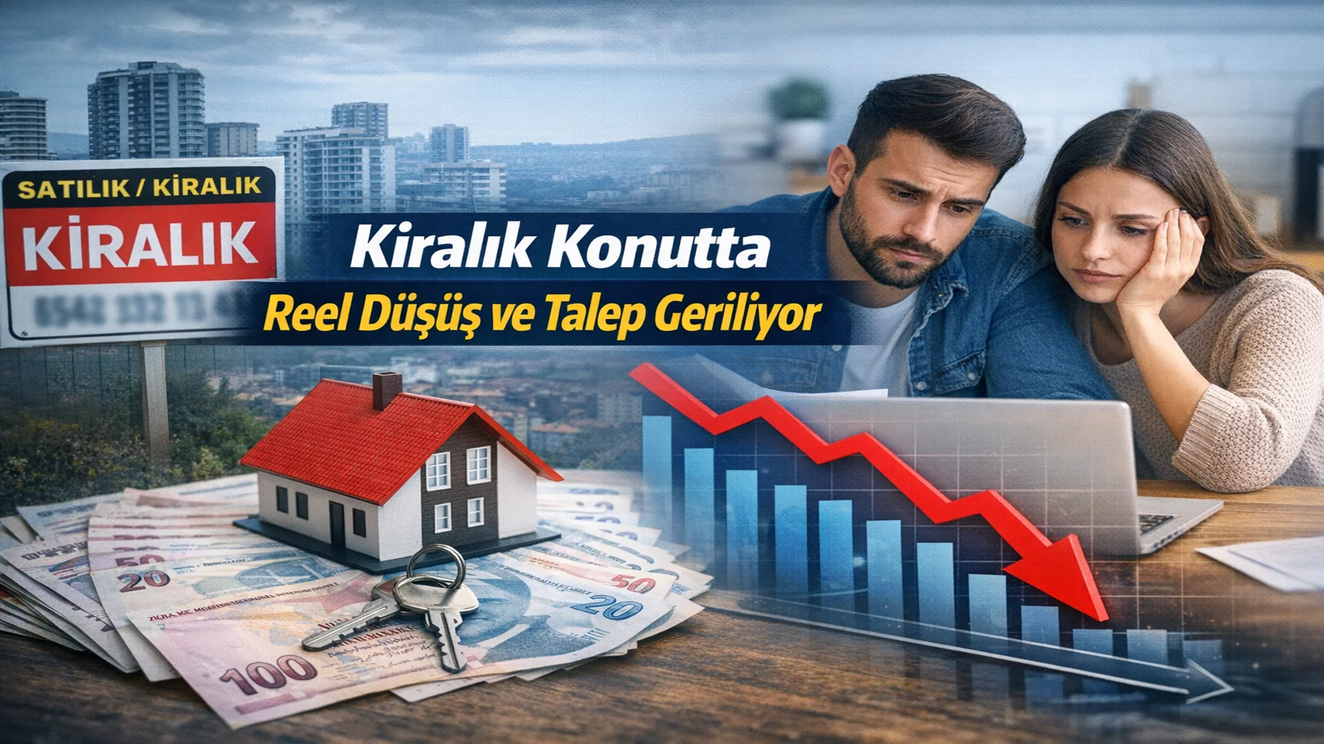 Kiralık Konutta Reel Düşüş ve Talep Geriliyor
