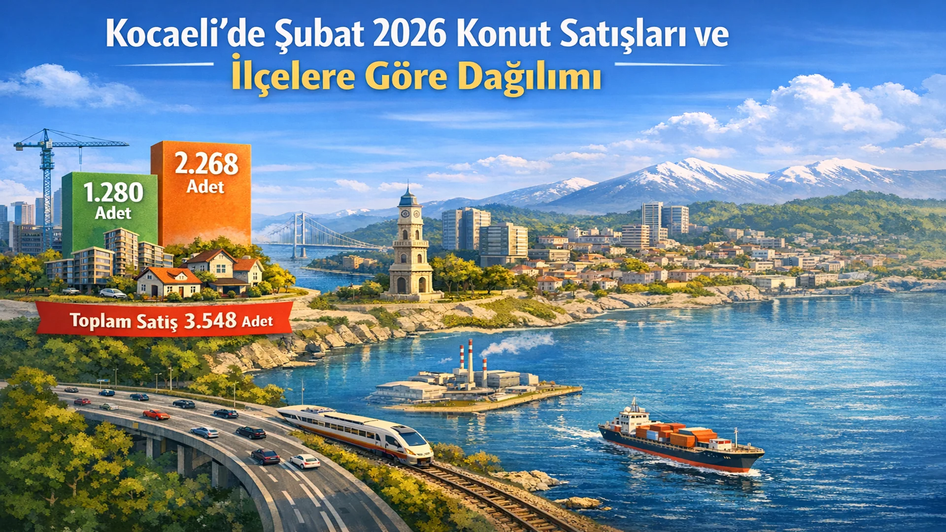 Kocaeli Konut Piyasası: Şubat 2026 Satış Verileri ve Analizi