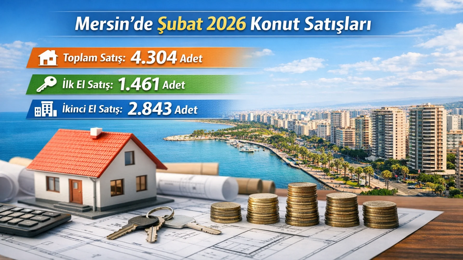 Mersin Konut Piyasası Şubat 2026’da Hareketli Geçti