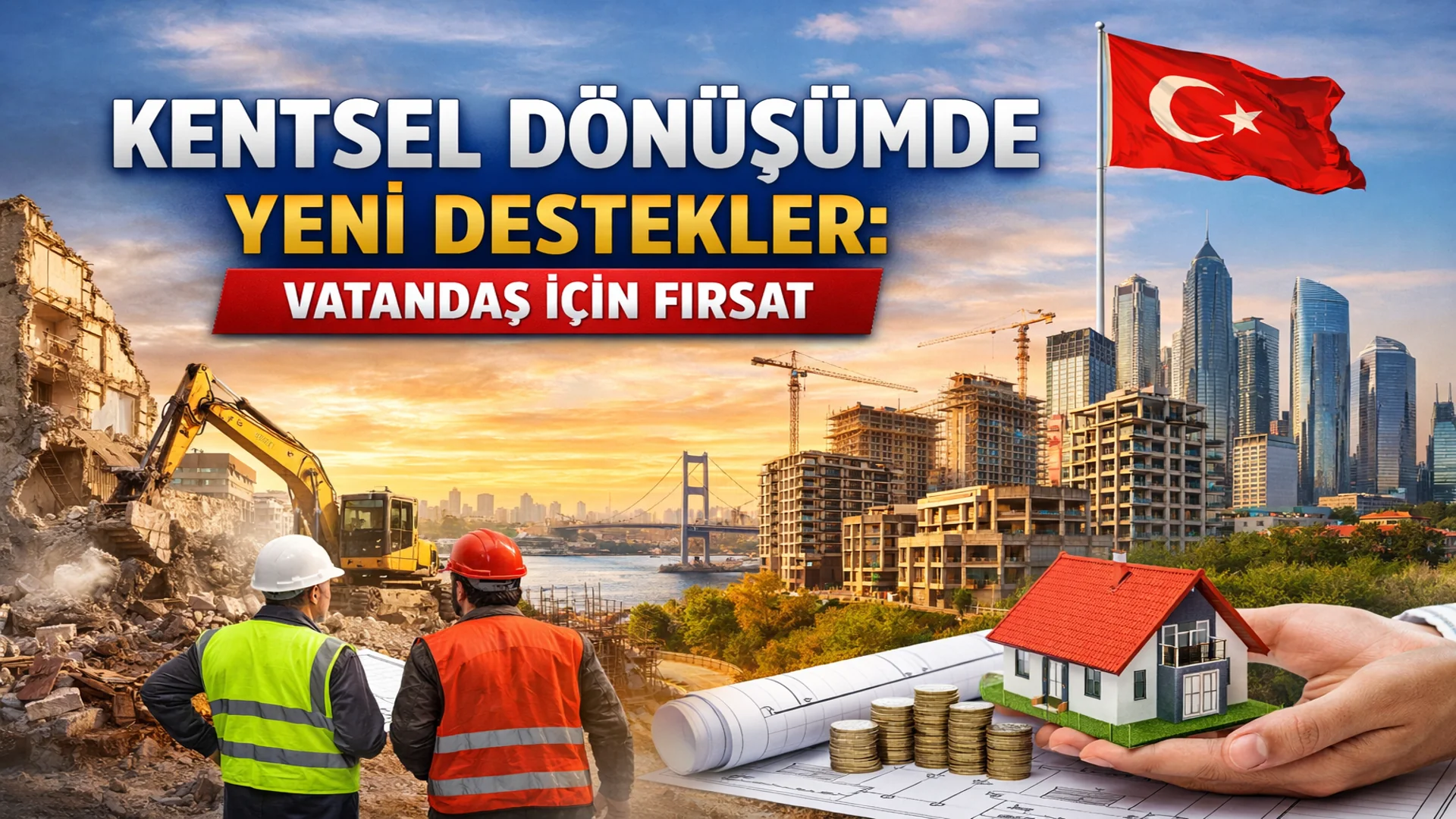Kentsel Dönüşüm de Yeni Destekler: Vatandaş İçin Fırsat