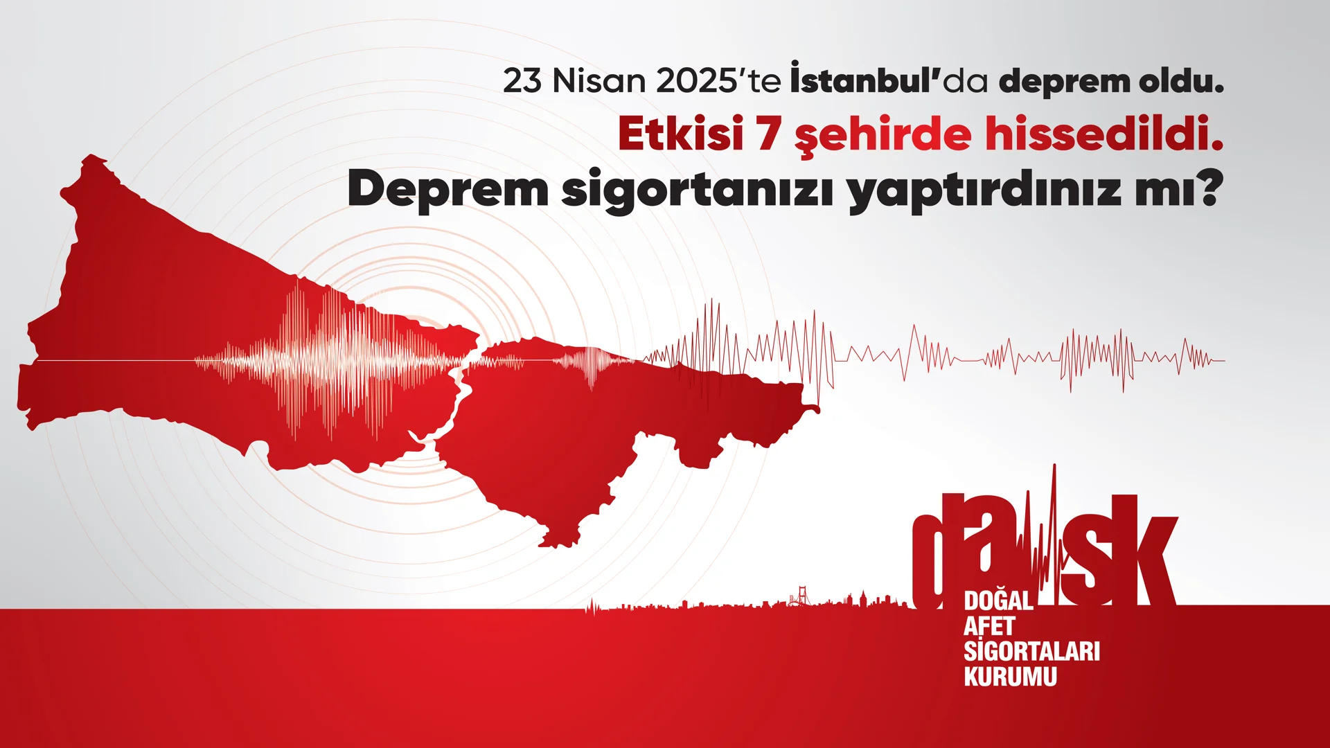 Marmaray’da Deprem Sigortası İçin DASK Farkındalığı