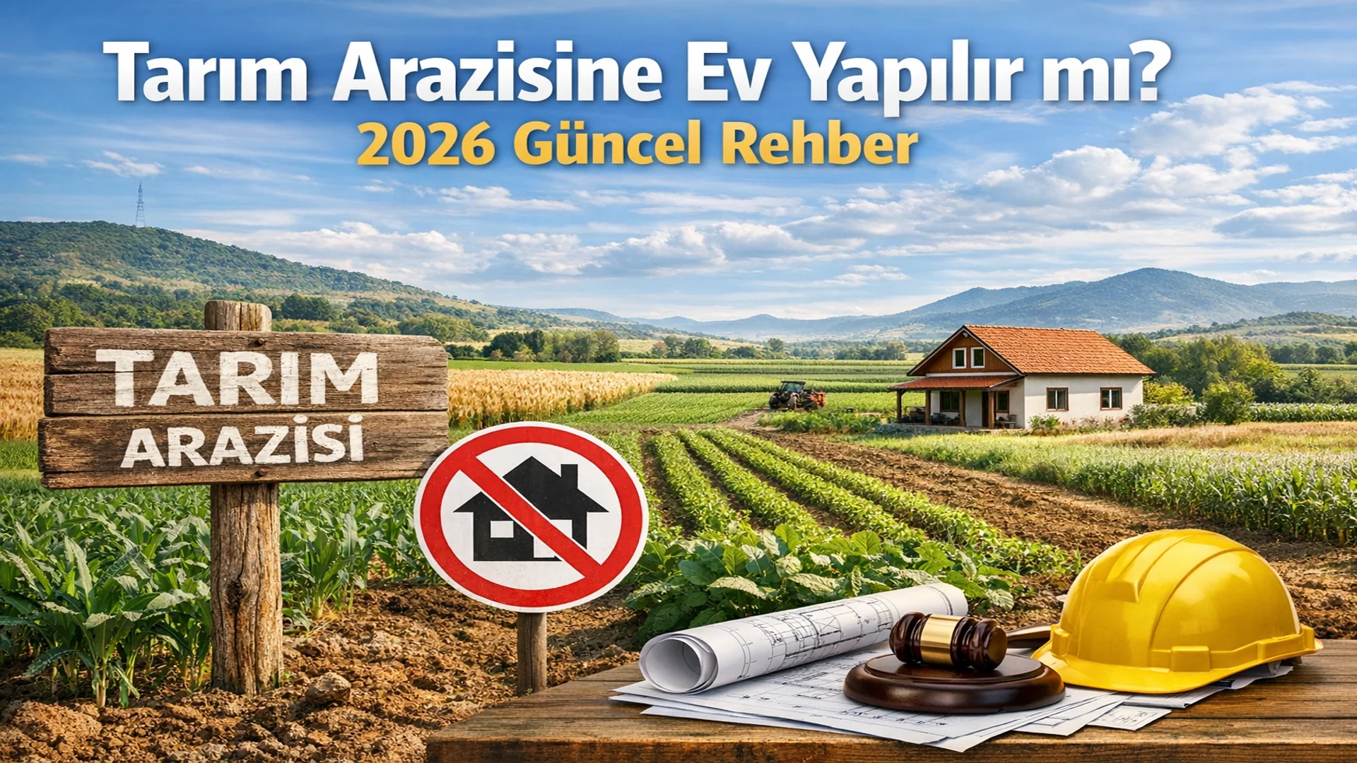 Tarım Arazisine Ev Yapılır mı? 2026 Güncel Rehber