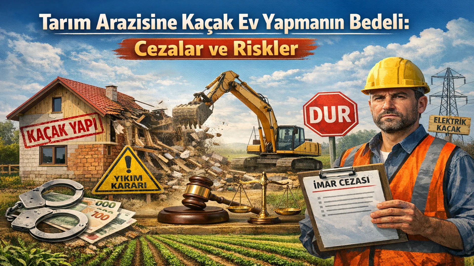 Tarım Arazisine Kaçak Ev Yapmanın Bedeli: Cezalar ve Riskler
