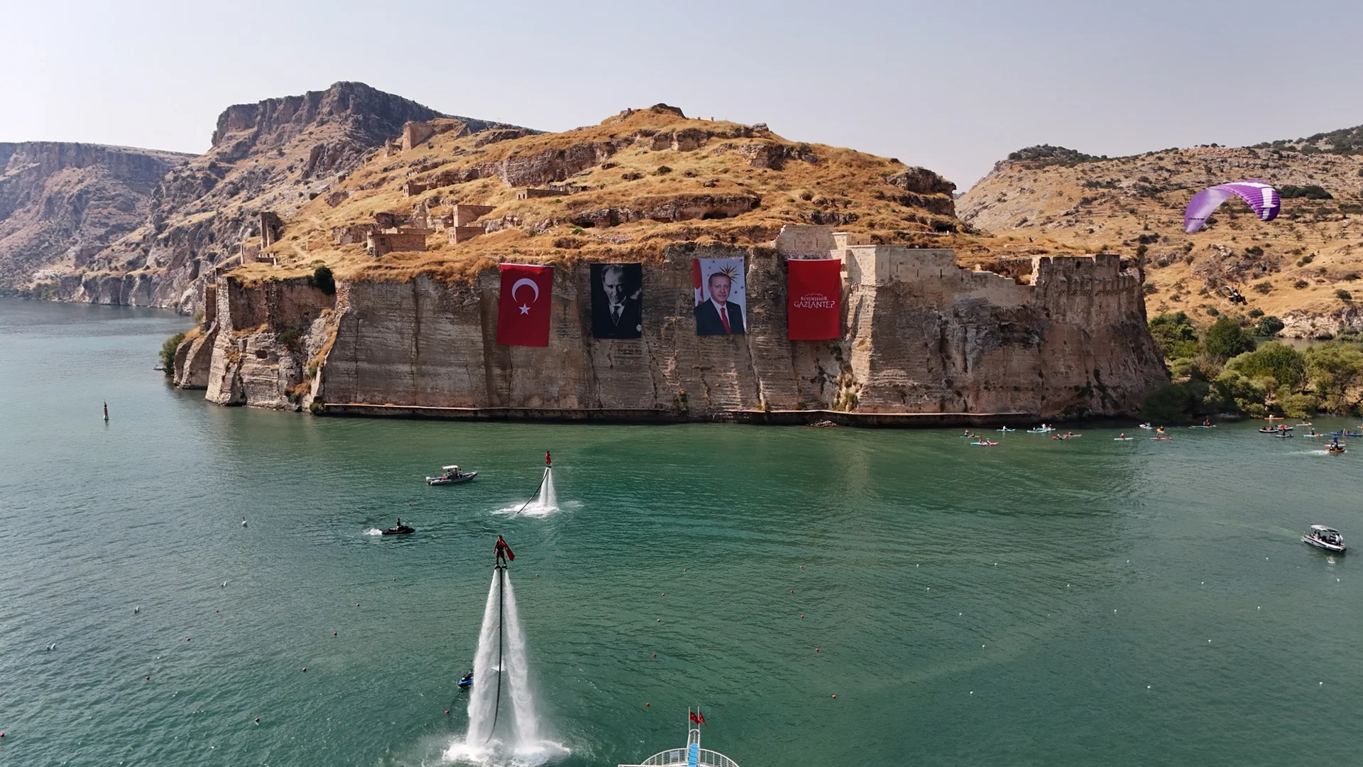 Rumkale Su Sporları Festivali’nde 4 Bin 440 Sporcu Buluştu