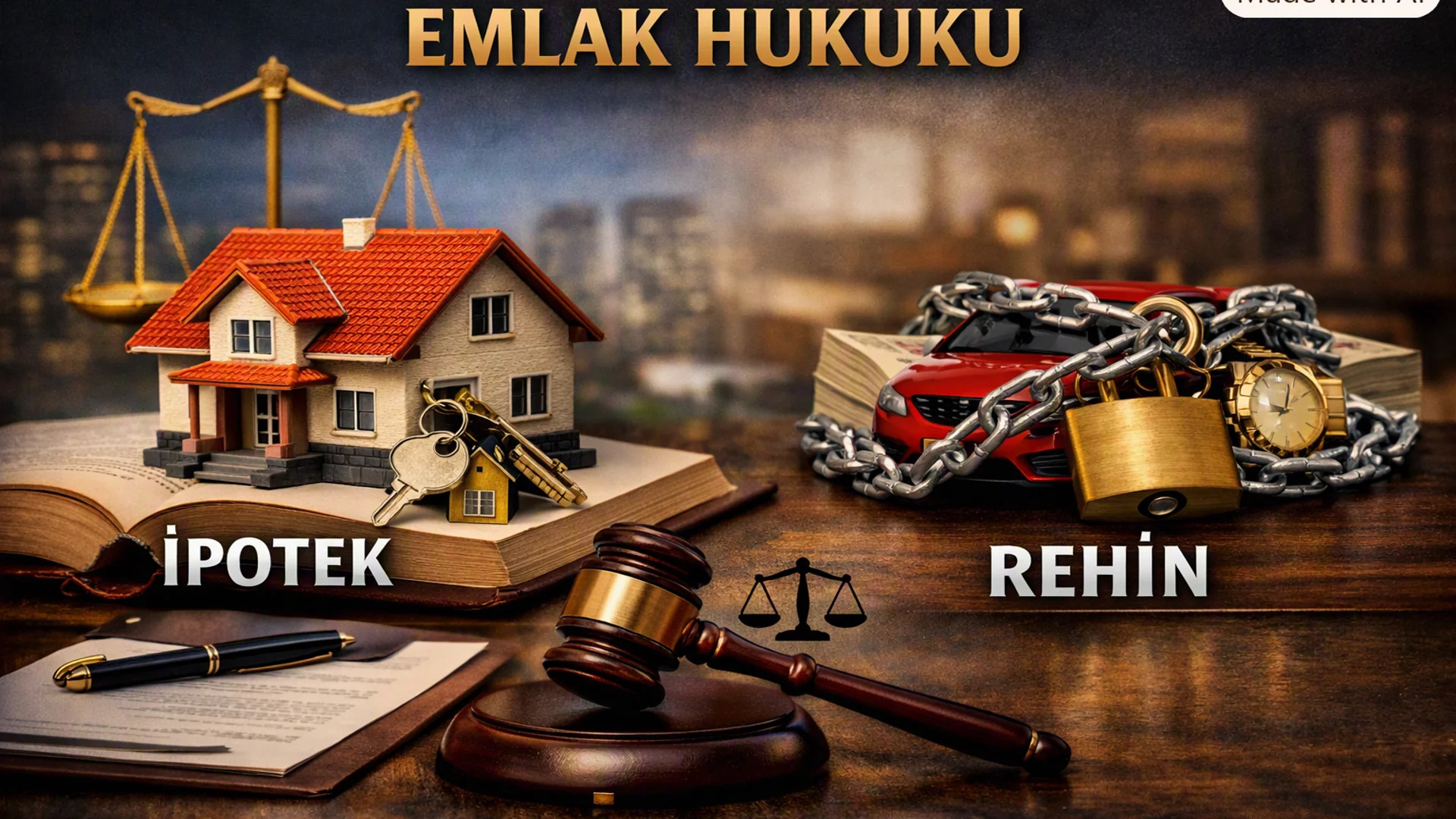 Emlak Hukukunda İpotek ve Rehin: Riskler ve Çözümler