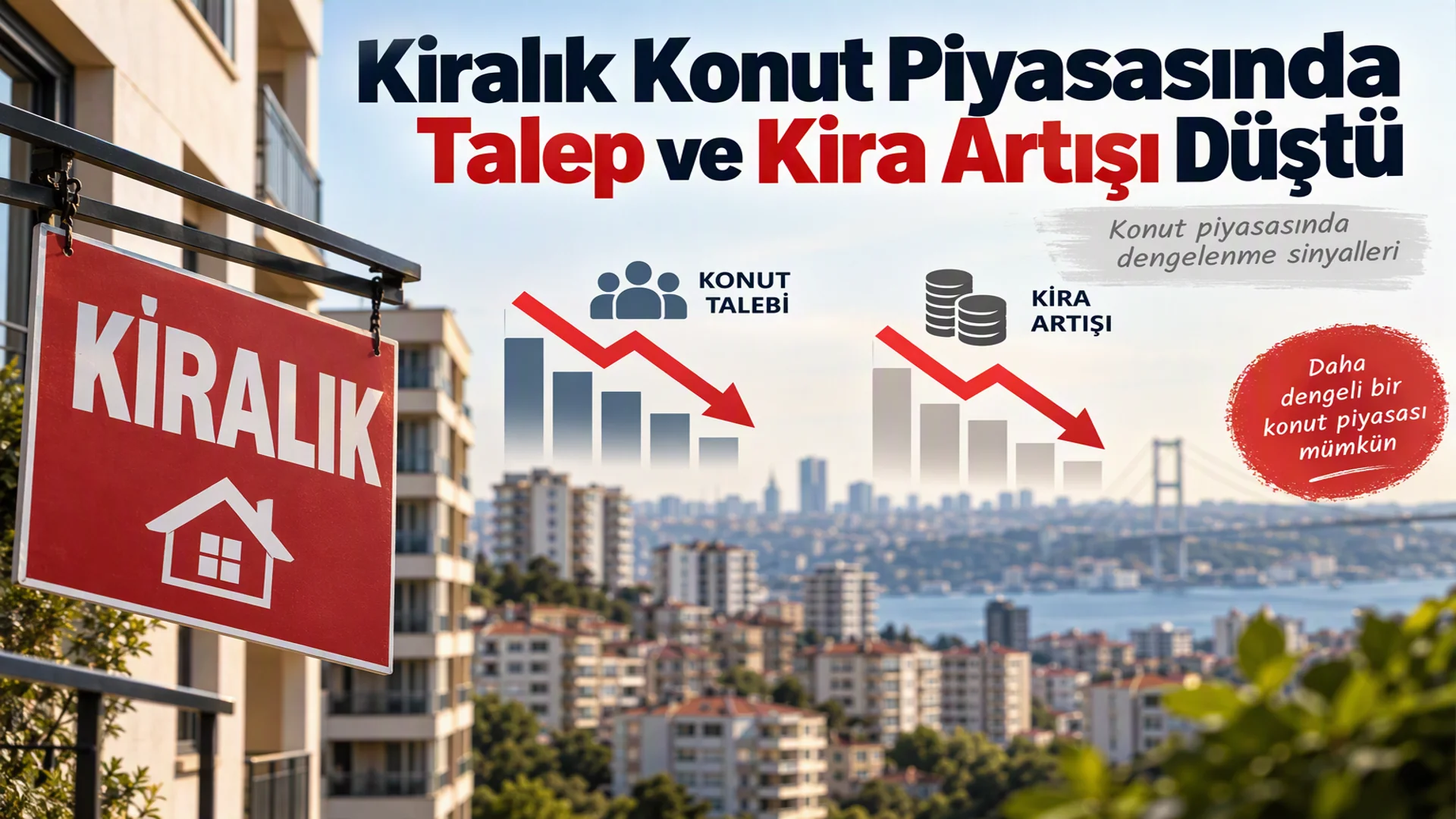 Kiralık Konut Piyasasında Talep ve Kira Artışı Düştü